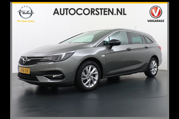 Opel Astra Sports Tourer T 111pk Navi Apple/Android Elek.klep Keyless Lane-dep. CruiseControl Pdc-a+v Ecc Licht-/Zichtpakket Bluetooth Isofix 4xElek.Ramen Mistlampen Usb 16''LM Dealer Onderhouden 1.2 Turbo Business Elegance