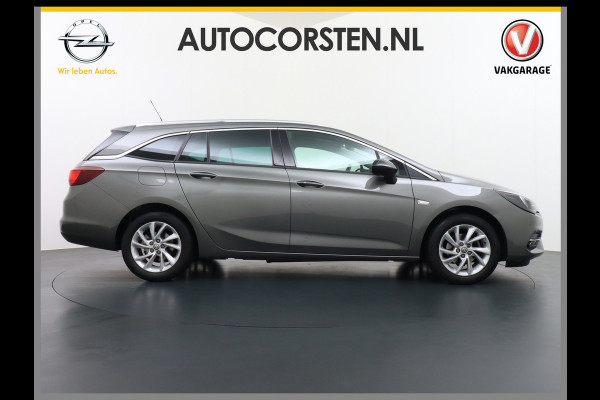 Opel Astra Sports Tourer T 111pk Navi Apple/Android Elek.klep Keyless Lane-dep. CruiseControl Pdc-a+v Ecc Licht-/Zichtpakket Bluetooth Isofix 4xElek.Ramen Mistlampen Usb 16''LM Dealer Onderhouden 1.2 Turbo Business Elegance