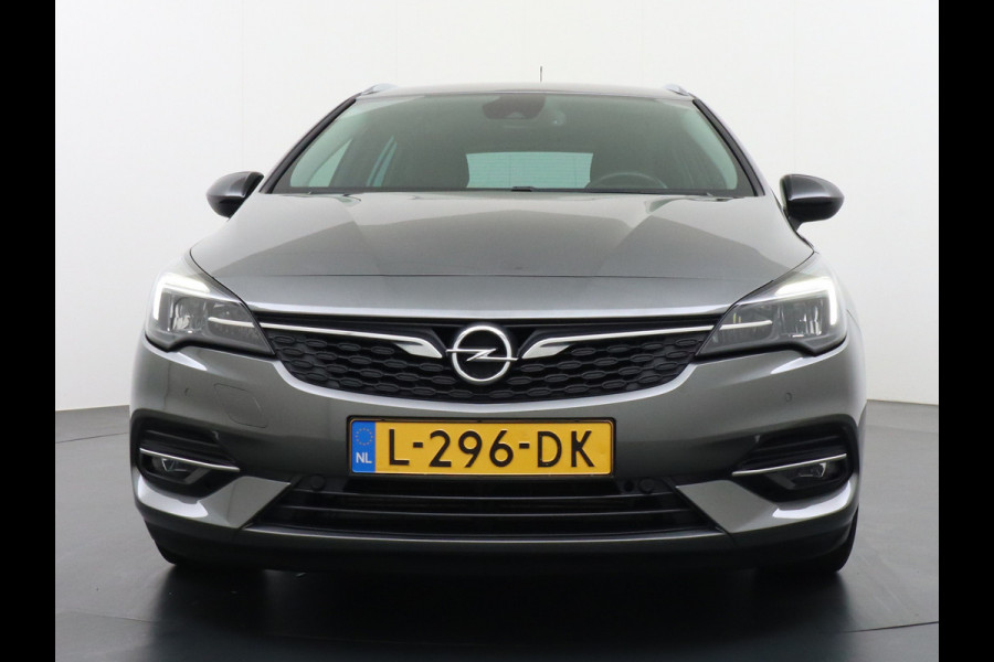 Opel Astra Sports Tourer T 111pk Navi Apple/Android Elek.klep Keyless Lane-dep. CruiseControl Pdc-a+v Ecc Licht-/Zichtpakket Bluetooth Isofix 4xElek.Ramen Mistlampen Usb 16''LM Dealer Onderhouden 1.2 Turbo Business Elegance