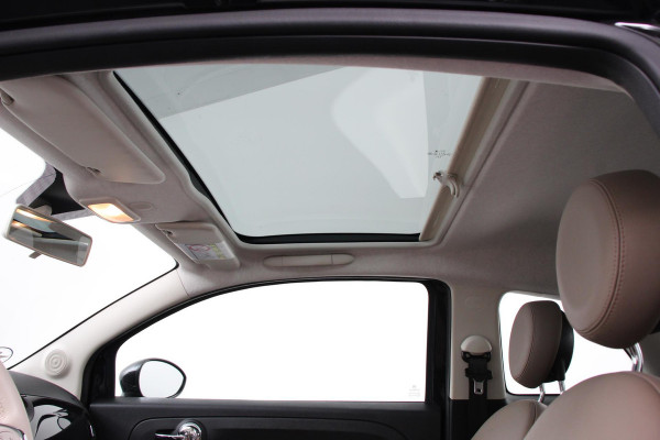 Fiat 500 1.2 Lounge | Navigatie | Lederen Interieur | Climate Control | Panoramadak | Parkeer sensoren