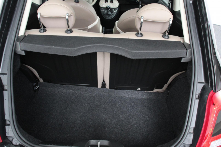 Fiat 500 1.2 Lounge | Navigatie | Lederen Interieur | Climate Control | Panoramadak | Parkeer sensoren