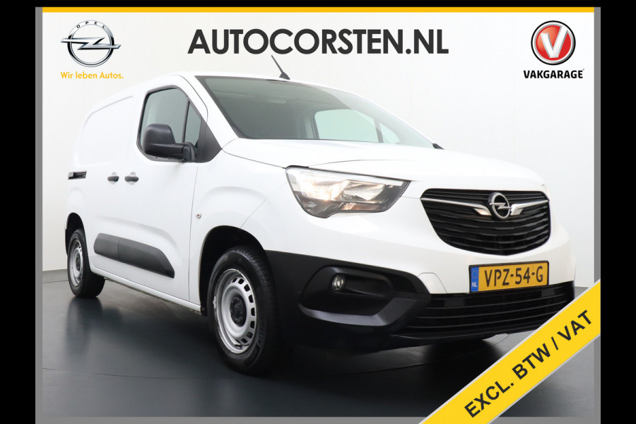 Opel Combo 1.5D L1H1 Navi Apple/Android Airco Pdc SchuifdeurRechts CruiseControl Elek.Ramen Dab Bluetooth Mistlampen Regensensor Aut.Verlichting Volledig Betimmerde Laadbak Edition