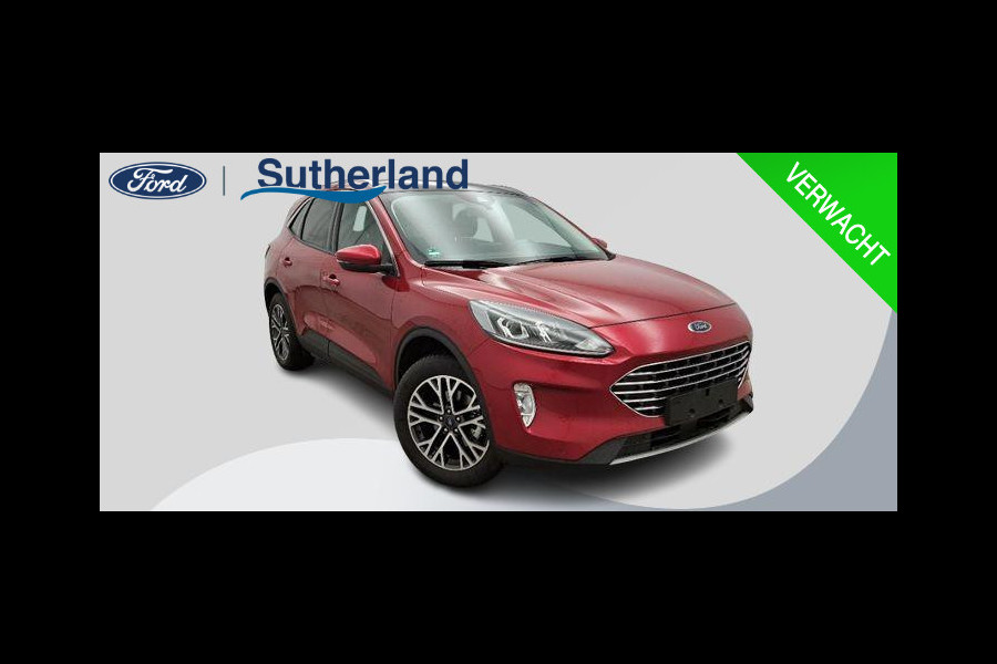 Ford Kuga 2.5 PHEV Titanium 225pk | Driver Assistance pack | Winterpack | Wegklapbare trekhaak | Panoramadak | AGR Stoelen | Technology pack | 18 inch Licht metaal | All Weather Banden
