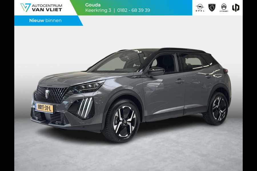 Peugeot 2008 1.2 Hybrid 145 GT Automaat | Elektrisch verstelbare bestuurdersstoel | Stoelverwarming | Massage | 4-seizoensbanden | 360 Camera | Navigatie | Adaptieve cruise control