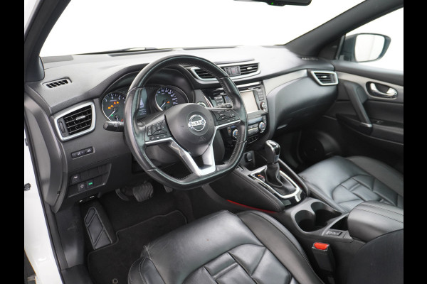 Nissan QASHQAI 116pk Tekna+ Aut. Bose Pano.dak Leer+Elektr.+Mem-Stoel 360Camera Keyless ZwarteHemel Lane-dep. Parkeerhulp Navi Usb Elek.Stoelen Bordherk. Verw.Voorruit Led Stoelverw. Bluetooth Isofix Led Regensensor Aut.Verlichting Ecc Mistlampen 19''LM Dealer Onderhouden € 38.500,- nieuw