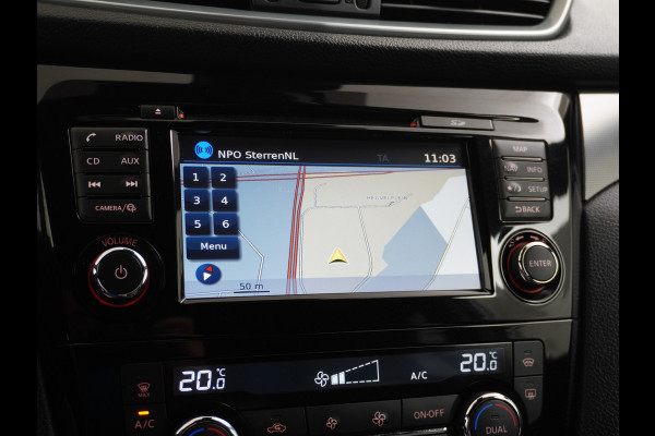 Nissan QASHQAI 116pk Tekna+ Aut. Bose Pano.dak Leer+Elektr.+Mem-Stoel 360Camera Keyless ZwarteHemel Lane-dep. Parkeerhulp Navi Usb Elek.Stoelen Bordherk. Verw.Voorruit Led Stoelverw. Bluetooth Isofix Led Regensensor Aut.Verlichting Ecc Mistlampen 19''LM Dealer Onderhouden € 38.500,- nieuw