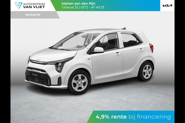 Kia Picanto 1.0 DPI DynamicLine ANWB Private Lease v.a € 269,-| Automaat | Snel leverbaar | Navigatie | achteruitrijcamera |