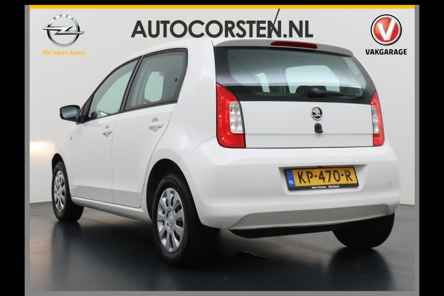 Škoda Citigo 1.0 CNG Bifuel Airco CruiseControl 5drs Bluetooth Isofix Greentech Led Aardgas Elek.Ramen Aut.Verlichting Start/Stop DealerOnderhouden Ambition NL-auto! Kosten per 100 km: CNG is goedkoop – bij een prijs van €1,20 per kg kost 100 km slechts €3,60 - €4,20  Belasting slechts 36 euro per maand!!
