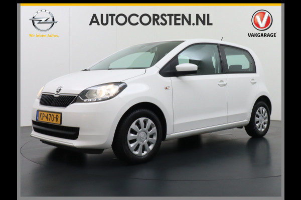 Škoda Citigo 1.0 CNG Bifuel Airco CruiseControl 5drs Bluetooth Isofix Greentech Led Aardgas Elek.Ramen Aut.Verlichting Start/Stop DealerOnderhouden Ambition NL-auto! Kosten per 100 km: CNG is goedkoop – bij een prijs van €1,20 per kg kost 100 km slechts €3,60 - €4,20  Belasting slechts 36 euro per maand!!