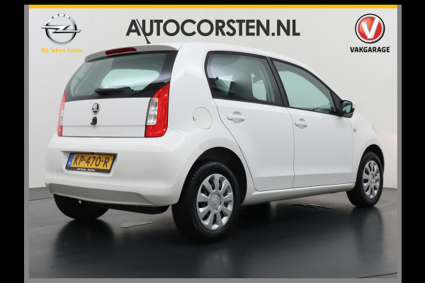 Škoda Citigo 1.0 CNG Bifuel Airco CruiseControl 5drs Bluetooth Isofix Greentech Led Aardgas Elek.Ramen Aut.Verlichting Start/Stop DealerOnderhouden Ambition NL-auto! Kosten per 100 km: CNG is goedkoop – bij een prijs van €1,20 per kg kost 100 km slechts €3,60 - €4,20  Belasting slechts 36 euro per maand!!