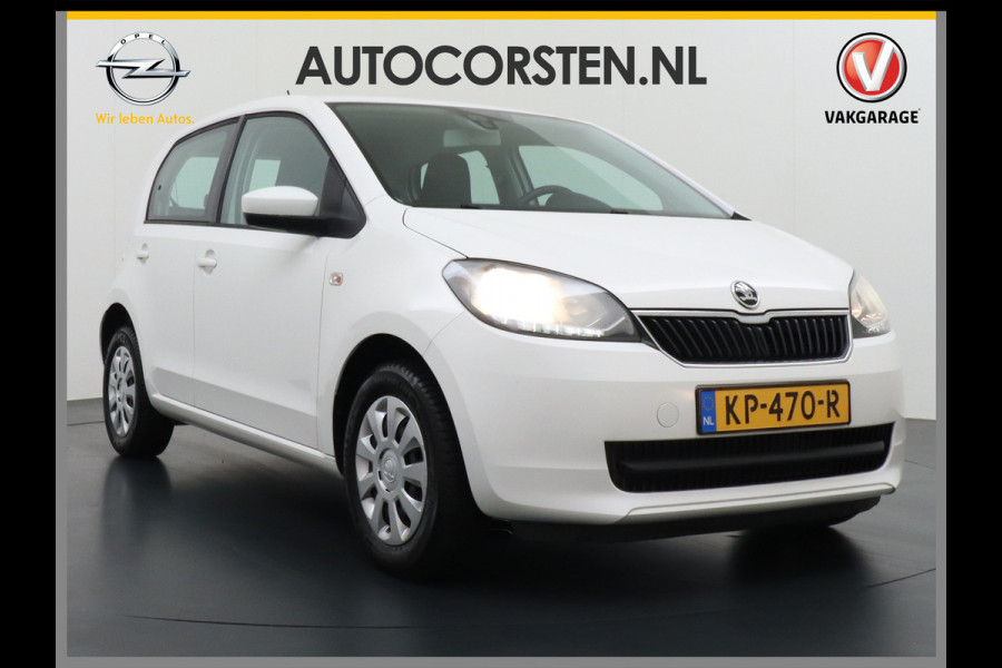 Škoda Citigo 1.0 CNG Bifuel Airco CruiseControl 5drs Bluetooth Isofix Greentech Led Aardgas Elek.Ramen Aut.Verlichting Start/Stop DealerOnderhouden Ambition NL-auto! Kosten per 100 km: CNG is goedkoop – bij een prijs van €1,20 per kg kost 100 km slechts €3,60 - €4,20  Belasting slechts 36 euro per maand!!