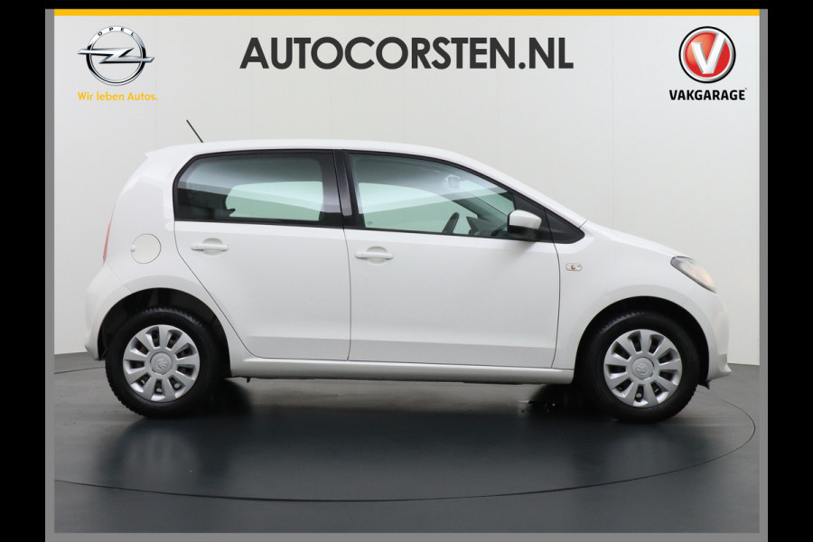 Škoda Citigo 1.0 CNG Bifuel Airco CruiseControl 5drs Bluetooth Isofix Greentech Led Aardgas Elek.Ramen Aut.Verlichting Start/Stop DealerOnderhouden Ambition NL-auto! Kosten per 100 km: CNG is goedkoop – bij een prijs van €1,20 per kg kost 100 km slechts €3,60 - €4,20  Belasting slechts 36 euro per maand!!