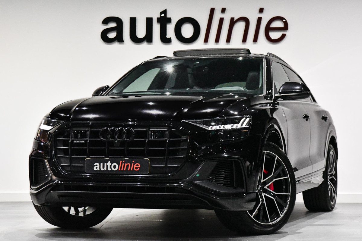 Audi Q8 50 TDI quattro Pro Line S. RS stoelen, Softcl, Pano, 360 3D, Memory, Stuurvw, Luchtv, ACC, B&O, CarPlay! Audi Q8 50 TDI quattro Pro Line S. RS stoelen, Softcl, Pano, 360 3D, Memory, Stuurvw, Luchtv, ACC, B&O, CarPlay!