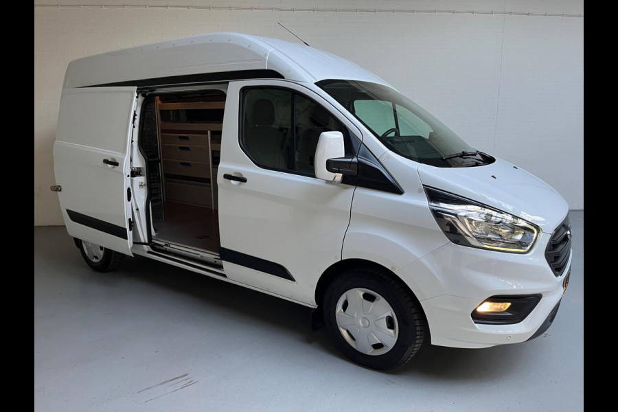 Ford Transit Custom SERVICEWAGEN LANG/ HOOG 320 2.0 TDCI EURO6 L2H2 TREND, SORTIMO INRICHTING ,V230 OMVORMER, RIJKLAARPRIJS