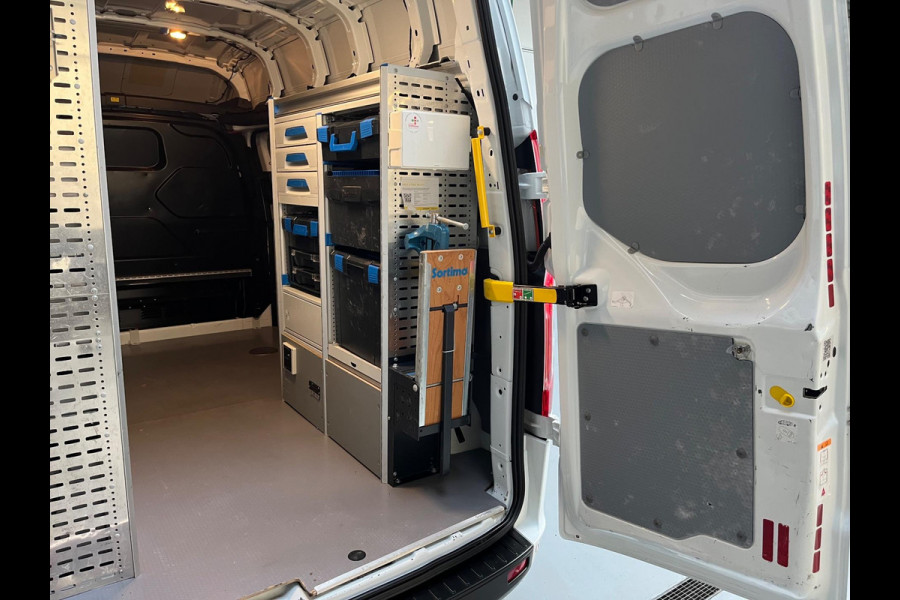 Ford Transit Custom SERVICEWAGEN LANG/ HOOG 320 2.0 TDCI EURO6 L2H2 TREND, SORTIMO INRICHTING ,V230 OMVORMER, RIJKLAARPRIJS