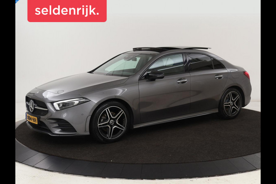 Mercedes-Benz A-Klasse 200 Business Solution AMG | Panoramadak | Stoelverwarming | Trekhaak | Matrix LED | Memory | Carplay | Keyless | Camera | Sfeerverlichting | Leder/Alcantara | Park Assist