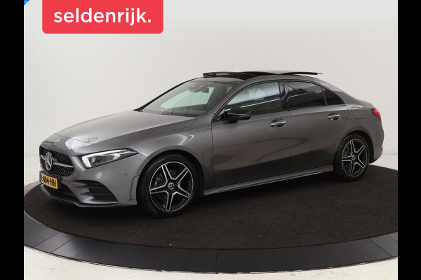 Mercedes-Benz A-Klasse 200 Business Solution AMG | Panoramadak | Stoelverwarming | Trekhaak | Matrix LED | Memory | Carplay | Keyless | Camera | Sfeerverlichting | Leder/Alcantara | Park Assist