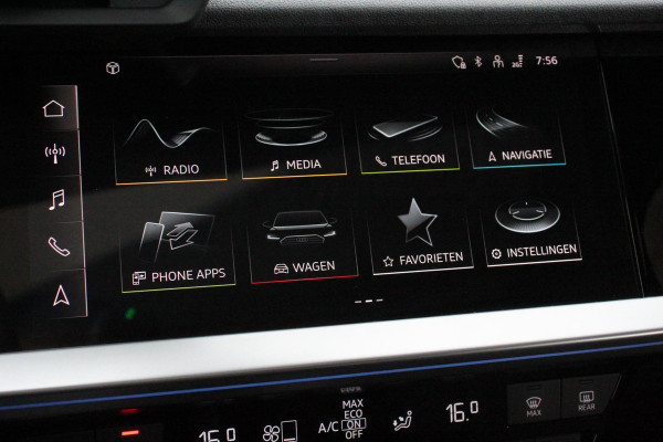 Audi A3 Sportback 35 TFSI 150pk S-Tronic Prestige | Panorama dak | Climate control | Navigatie | Appel Carplay/Android Auto | Electrisch bedienbare achterklep | Led | Dab | Virtual Cockpit | Adaptive Cruise Control | 17"LMV