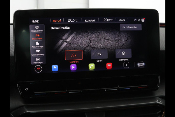 CUPRA Leon 1.4 e-Hybrid | Carplay | Stuurverwarming | Navigatie | Sfeerverlichting | Full LED | Keyless | Sportstoelen | Parkeerhulp | PHEV