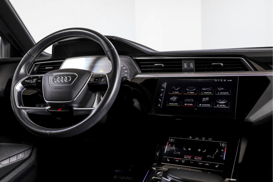 Audi e-tron 50 quattro S edition 71 kWh | Bang & Olufsen | S/K Panodak | Dig.Cockpit | Adapt.Cruise | Stoelverw. | Camera+PDC | NAV + App.Connect | Auto.Airco | LM 20" |