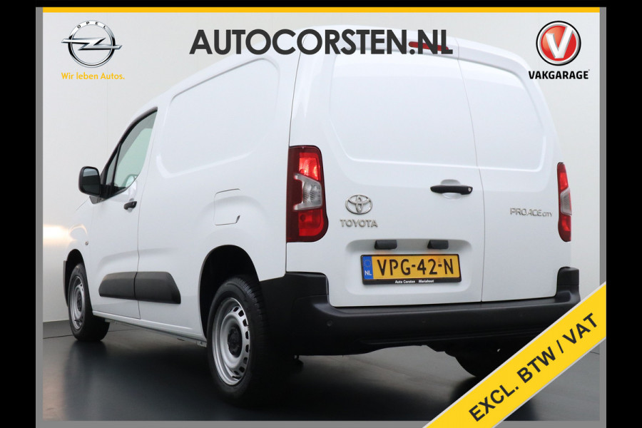 Toyota PROACE CITY D102pk D-4D Navi Apple/Android ECC Pdc Bluetooth CruiseControl Elek.Ramen Airco Schuifdeur Rechts Usb Mistlampen Regensensor Aut.Verlichting Elek.inkl.spiegels Live 1.500kg Trekvermogen Origineel Nederlandse auto EURO 6