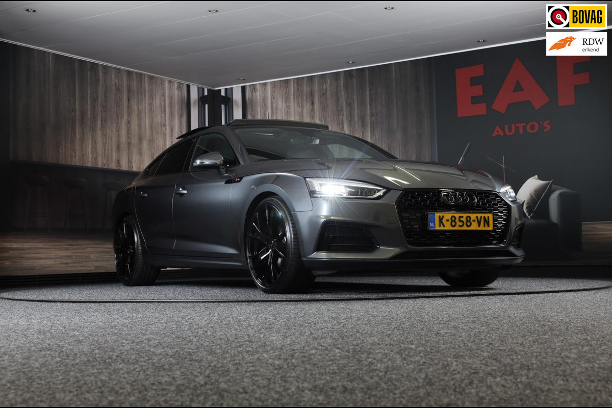 Audi A5 Sportback 40 TFSI S Line / AUT / Elek Stoelen / Virtual Cockpit / APPLE CARPLAY / Stuurverwarming / Led / Pdc / 20 Inch Audi A5 Sportback 40 TFSI S Line / AUT / Elek Stoelen / Virtual Cockpit / APPLE CARPLAY / Stuurverwarming / Led / Pdc / 20 Inch
