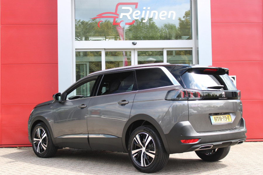 Peugeot 5008 1.2 130PK AUTOMAAT GT | NAVIGATIE | APPLE CARPLAY/ANDROID AUTO | ADAPTIVE CRUISE CONTROL | KEYLESS ENTRY/START | FULL LED KOPLAMPEN | 18" LICHTMETALEN VELGEN | CLIMATE CONTROL | 7-PERSOONS! | STOEL VERWARMING | DODEHOEK DETECTIE |