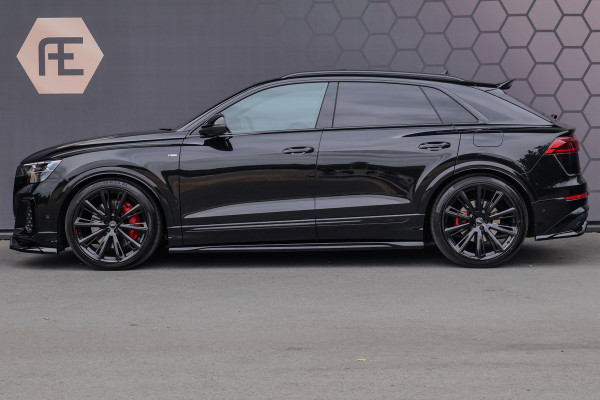 Audi Q8 60 TFSI e quattro Pro Line S Competition 490pk ACHTERAS BESTURING| STOELVERWARMING & VERKOELING | MASSAGE | ADAPTIVE | TREKHAAK | SFEERVERLICHTING | RED STITCHING |