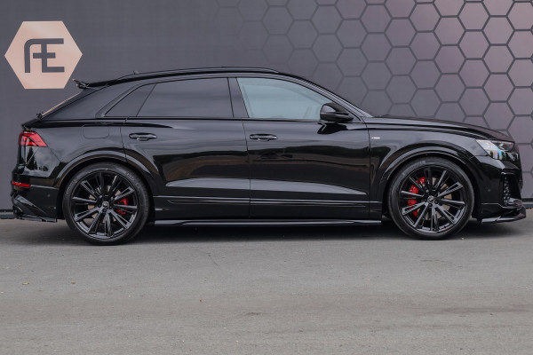 Audi Q8 60 TFSI e quattro Pro Line S Competition 490pk ACHTERAS BESTURING| STOELVERWARMING & VERKOELING | MASSAGE | ADAPTIVE | TREKHAAK | SFEERVERLICHTING | RED STITCHING |