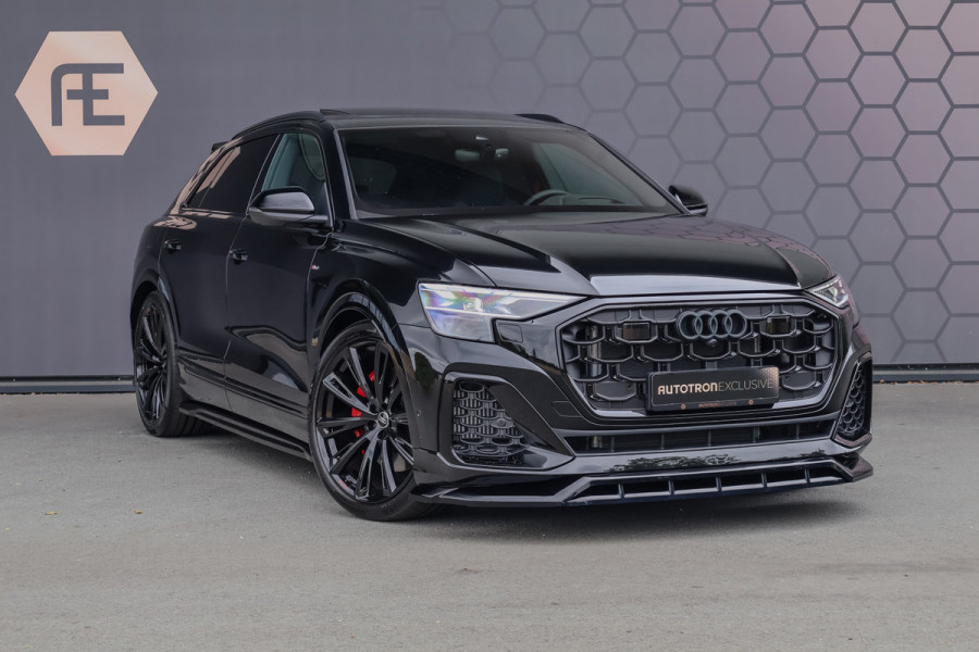 Audi Q8 60 TFSI e quattro Pro Line S Competition 490pk ACHTERAS BESTURING| STOELVERWARMING & VERKOELING | MASSAGE | ADAPTIVE | TREKHAAK | SFEERVERLICHTING | RED STITCHING |