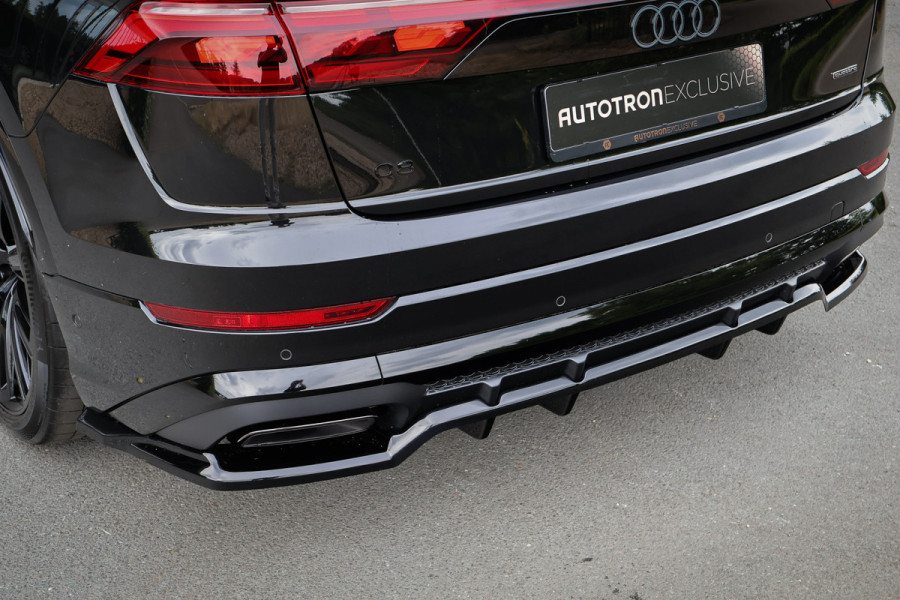 Audi Q8 60 TFSI e quattro Pro Line S Competition 490pk ACHTERAS BESTURING| STOELVERWARMING & VERKOELING | MASSAGE | ADAPTIVE | TREKHAAK | SFEERVERLICHTING | RED STITCHING |