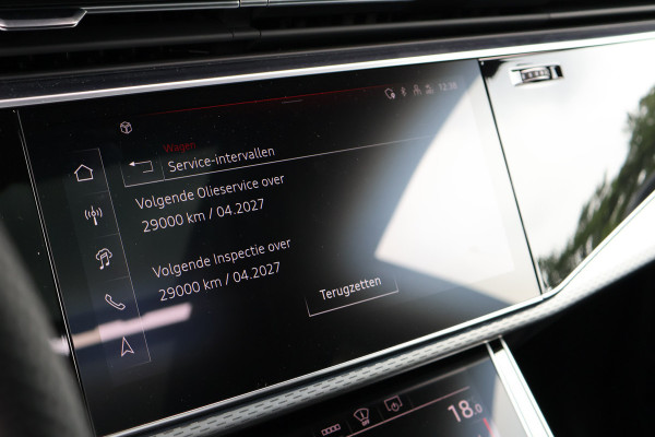 Audi Q8 60 TFSI e quattro Pro Line S Competition 490pk ACHTERAS BESTURING| STOELVERWARMING & VERKOELING | MASSAGE | ADAPTIVE | TREKHAAK | SFEERVERLICHTING | RED STITCHING |