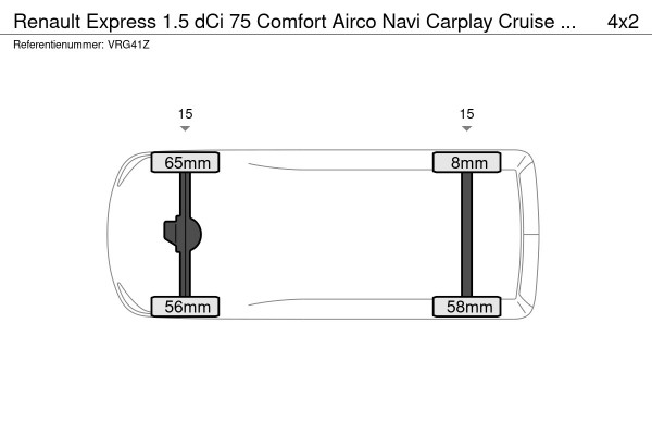 Renault Express 1.5 dCi 75 Comfort Airco Navi Carplay Cruise Control Half leder Pack Grip