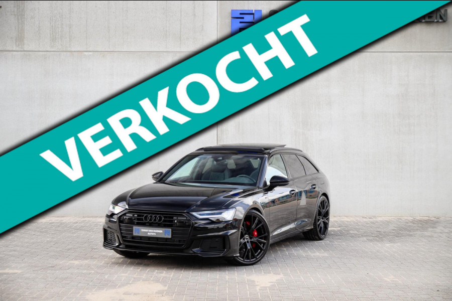 Audi A6 Avant 55 TFSI e Quattro Competition S line Edition 367pk Automaat! Kuipstoelen|Panoramadak|Virtual Cockpit|HD Matrix|Black