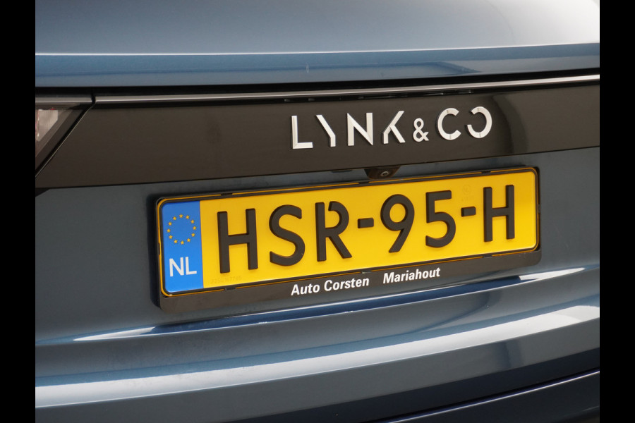 Lynk & Co 01 1.5 PHEV AUT-7 4wd 261pk Pano-Schuif-K-dak 20" 360°Camera Apple Carplay Android Auto Adaptive-Cr NaviPdc-a+v Ecc Keyless Led M-B Elek.Memory.Stoel File assistent Dodehoek detector Elektrisch bedienbare achterklep Rijstrooksensor Wifi Verkeersbord detectie 425Nm koppel 3,7kw laadvermogen A-label Euro 6 Hybride Benzine / Elektrisch rijden tot ca 69km  1800kg trekvermogen