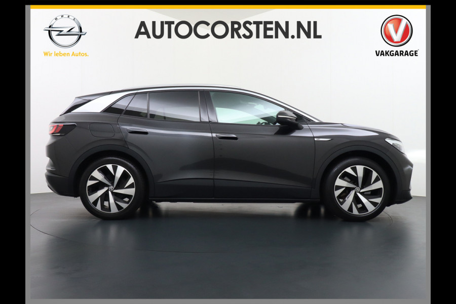 Volkswagen ID.4 204pk 77 kWh NIEUWE HV ACCU ! Navi Adap.Cruise Camera 20" Apple Carplay Android Carplay Mirrorlink Bordherk. Lane-dep. Front-Assist Led Stoelverwarmd dab . Usb Pdc KeylessStart Grootste accu ! Leer/Alcantara 1st. First Snelladen tot 135kw/uur !