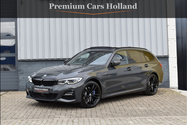 BMW 3 Serie Touring 330e xDrive M-Sport 292 Pk Dravit Grijs Metallic Pano Memory Head-Up Leder Keyless Trekhaak 19 Inch
