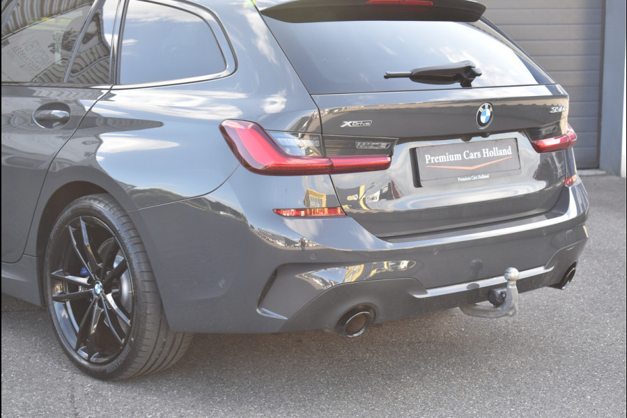BMW 3 Serie Touring 330e xDrive M-Sport 292 Pk Dravit Grijs Metallic Pano Memory Head-Up Leder Keyless Trekhaak 19 Inch
