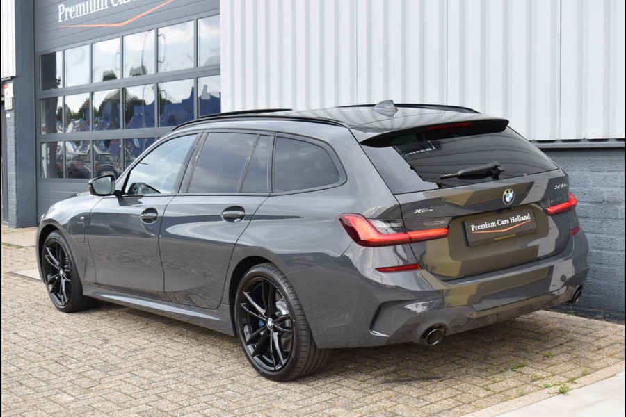 BMW 3 Serie Touring 330e xDrive M-Sport 292 Pk Dravit Grijs Metallic Pano Memory Head-Up Leder Keyless Trekhaak 19 Inch