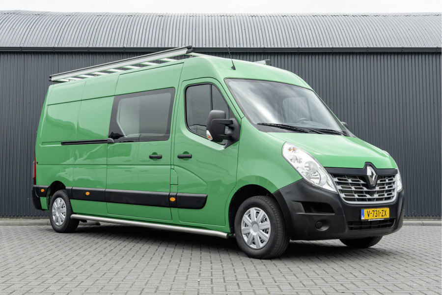 Renault Master T35 dCi | L3H2 | Imperiaal | Ladder | PDC | Camera | Navi | Cruise | Airco | Zijschuifdeur R+L | Euro 6