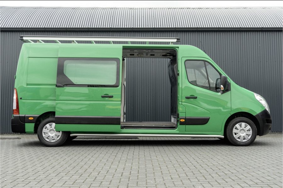 Renault Master T35 dCi | L3H2 | Imperiaal | Ladder | PDC | Camera | Navi | Cruise | Airco | Zijschuifdeur R+L | Euro 6