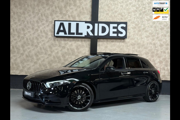 Mercedes-Benz A-Klasse 220 Launch Edition Premium Plus AMG Night | pano | Leer | Multibeam | HUD | Memory | Keyless | Sfeerver