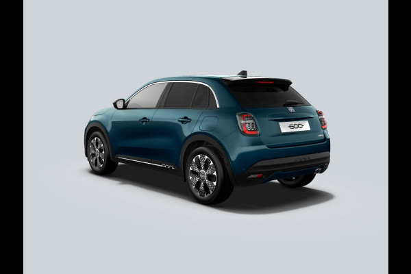 Fiat 600 1.2 Hybrid 145pk La Prima | Clima | Adapt. Cruise | Camera | BSM | 18" | Stoelverwarming | Apple Carplay | Elektr. A-Klep