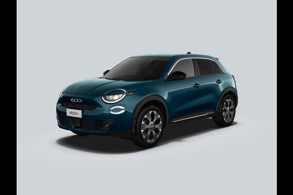 Fiat 600 1.2 Hybrid 145pk La Prima | Clima | Adapt. Cruise | Camera | BSM | 18" | Stoelverwarming | Apple Carplay | Elektr. A-Klep