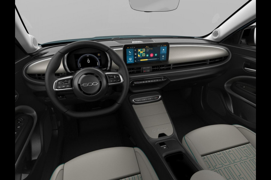Fiat 600 1.2 Hybrid 145pk La Prima | Clima | Adapt. Cruise | Camera | BSM | 18" | Stoelverwarming | Apple Carplay | Elektr. A-Klep