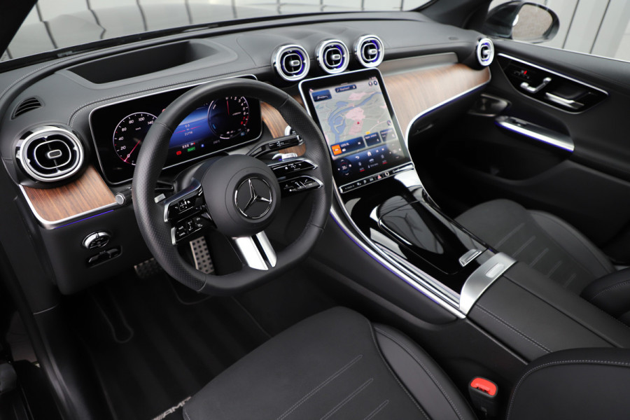 Mercedes-Benz GLC 400e AMG 4-Matic | 381PK | Luchtvering | Achterasbesturing | Head-up | Keyles-go | Pano | Sfeerverlichting | Burmester | Memory