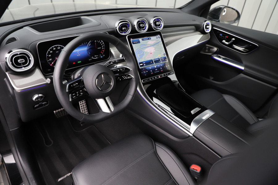 Mercedes-Benz GLC 400e AMG 4-Matic | 381PK | Achterasbesturing | Luchtvering | Massage | Keyles-go | Head-up | Sfeerverlichting | Burmester | ACC