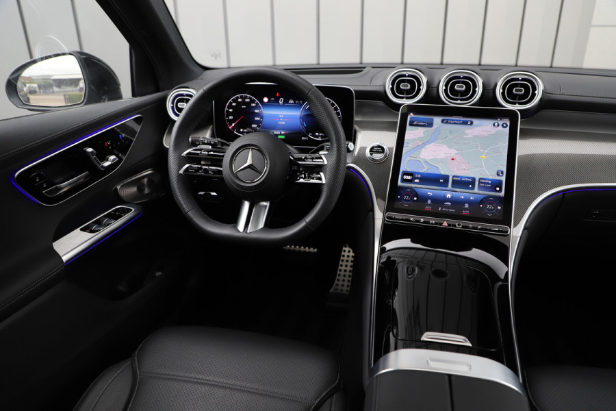 Mercedes-Benz GLC 400e AMG 4-Matic | 381PK | Achterasbesturing | Luchtvering | Massage | Keyles-go | Head-up | Sfeerverlichting | Burmester | ACC