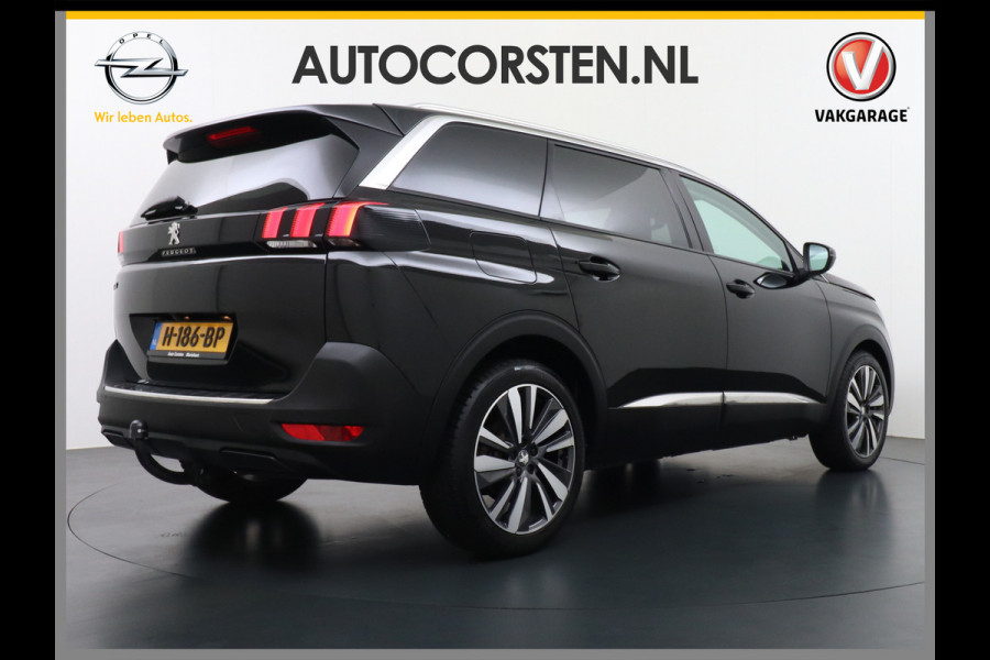 Peugeot 5008 T131PK AUT-8 7-Pers. Elektr.St. Apple Android Carplay Navi 360-Camera Trekhaak DAB+ MirrorScreen Park-Assist 19"LM Connected-Ser Virtual Cockpit (Digidash) Pack City 1+2 Privacy Glas Origineel Nederlandse auto, Dealeronderhouden € 42.000 nieuw EURO 6