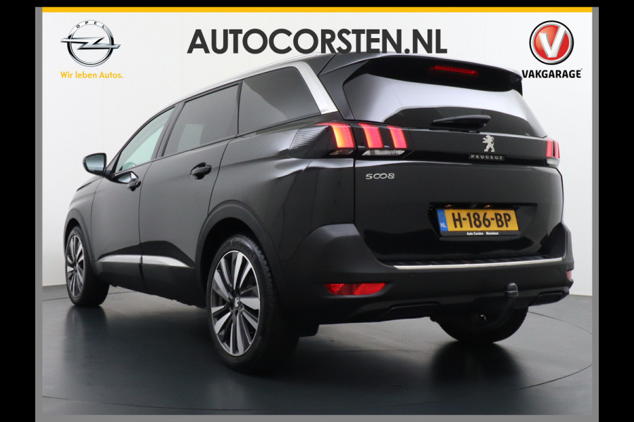 Peugeot 5008 T131PK AUT-8 7-Pers. Elektr.St. Apple Android Carplay Navi 360-Camera Trekhaak DAB+ MirrorScreen Park-Assist 19"LM Connected-Ser Virtual Cockpit (Digidash) Pack City 1+2 Privacy Glas Origineel Nederlandse auto, Dealeronderhouden € 42.000 nieuw EURO 6